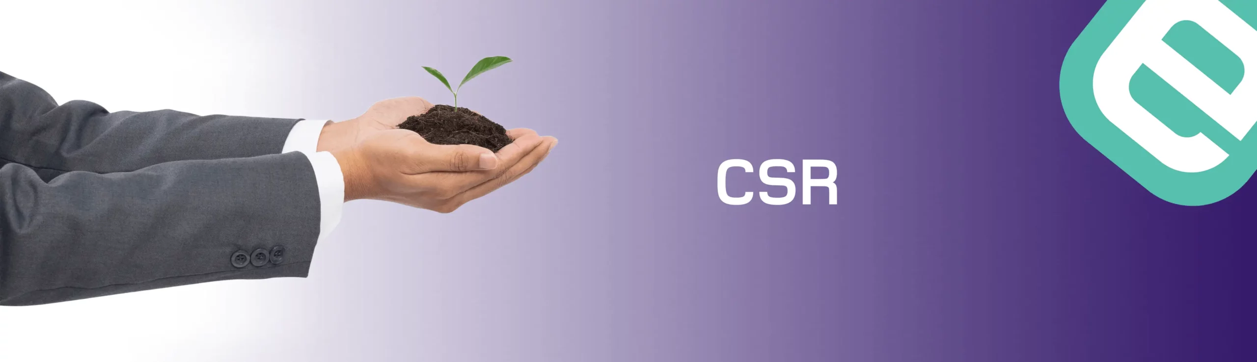 CSR Hands holding plant
